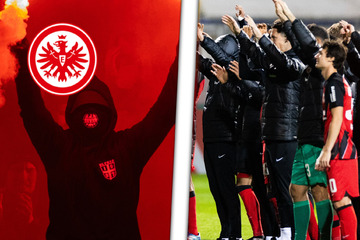 Pyro-Chaos und Schongang-Sieg: Doch Eintracht-Fans toben aus ganz anderem Grund