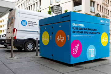 Dresden: Neuheit in Dresden: Am Kulti steht jetzt ein Lastenräder-Parkhaus