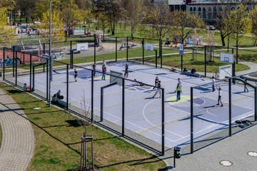 Basketballanlagen im Chemnitzer Konkordiapark für zwei Tage gesperrt