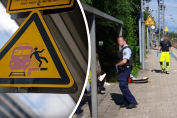 Seniorin stürzt beim Aussteigen zwischen S-Bahn und Bahnsteig