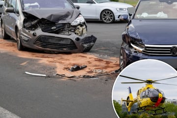 Verletzte nach Kreuzungscrash am Sachsenpark bei Leipzig