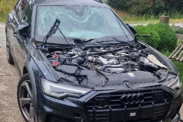 Audi mit Polenböller zu Schrott gesprengt
