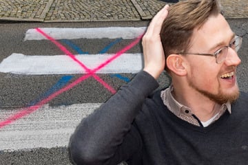 Dresden: Aufgemalter Zebrastreifen: Stadt rechtfertigt sich - SPD spricht von "Lachnummer"