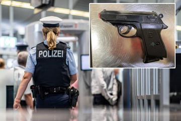 Aufregung am Flughafen! 21-Jähriger hat Pistole im Handgepäck