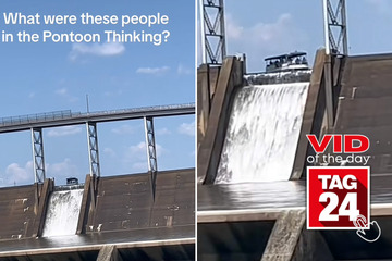 viral videos: Viral Video of the Day for June 10, 2023: Pontoon boat floats to brink of disaster!