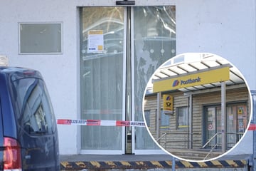 Einbruch bei Postbank: Täter hebeln Geldautomaten auf