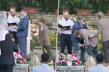Ohnmacht während Hochzeit! Trauredner macht einfach weiter