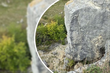 Riss im Gestein: Drohender Felssturz sperrt Naturschutzgebiet in Göppingen