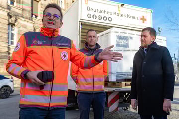 Diese Lieferung bringt MP Kretschmer für die Ukraine auf den Weg