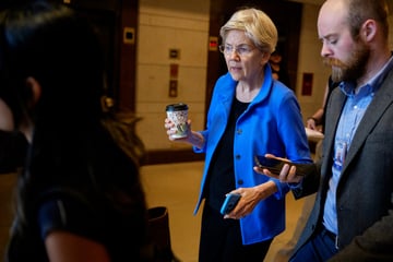 Elizabeth Warren attacked by MAGA after Senate floor fall