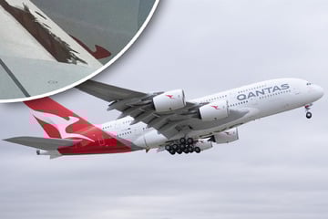 Eigentlich frisch gewartet: Passagierin bemerkt Loch in Tragfläche von Qantas-A380