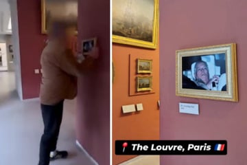 Ex-Prinz Andrew hängt plötzlich im Louvre: Wie kommt dieses unvorteilhafte Bild dahin?