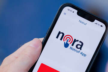 Hilfe per Smartphone: Schon mehr als 10.000 Notrufe mit Handy-App "Nora" abgesetzt