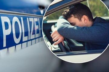 Irre Polizeieinsätze in Chemnitz: Männer springen auf Autos, Škoda-Fahrer pennt am Steuer ein