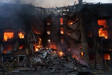 Ukraine-Krieg: Tote und Dutzende Verletzte in Kiew nach Moskaus Angriffen