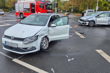 Sperrung nach Kreuzungscrash in Sachsen