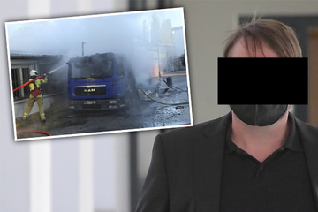 Film tear with consequences: 38-year-old torches drinks truck