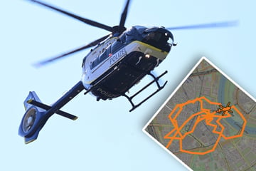 Dresden: Besonderer Polizei-Hubschrauber über Dresden: Was steckt dahinter?