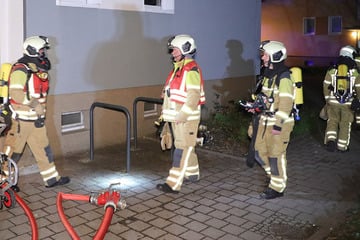Dresden: Feuerwehreinsatz in Dresden: Flammen in Wohnung, ein Mensch verletzt