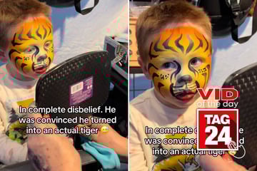 viral videos: Viral Video of the Day for November 25, 2025: Little boy fully believes he turned into real tiger in hilarious TikTok!