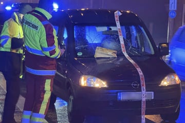 Fußgänger in Dresden von Transporter erfasst