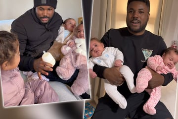 Zuckersüß: Blinder Vater erklärt, wie er Zwillinge auseinanderhält