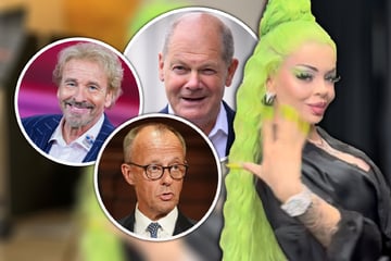Würde Katja Krasavice eher Scholz, Merz oder Gottschalk vernaschen?