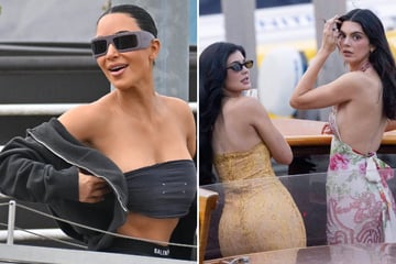 Kim Kardashian, Kendall and Kylie Jenner lead A-list arrivals for Bezos wedding!