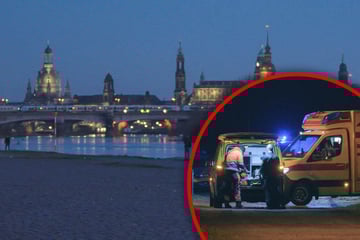 Dresden: Schock beim Spaziergang: Passanten hören Person in Elbe um Hilfe rufen