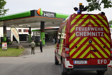 Chemnitz: Feuerwehreinsatz an Chemnitzer Tankstelle: Was war da los?