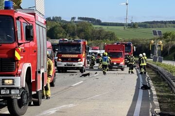 Unfall A9: A9 zeitweise voll gesperrt: Überholversuch geht schief, BMW-Fahrer schwer verletzt