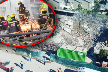 Haus stürzt ein: Zwei Männer sterben, 47 Bauarbeiter verschüttet!