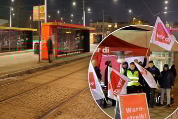 Chemnitz: Haltestellen menschenleer: So wirkt sich der ÖPNV-Streik auf Chemnitz aus