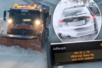 Schneesturm "Elli" zieht durch Sachsen: Verspätungen im Nahverkehr, Fahrzeuge stecken fest