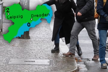 Jetzt wird's rutschig! Erst Schnee, dann Glatteis auf Sachsens Straßen