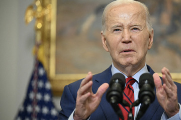 Biden says "order must prevail" amid campus protests on Gaza