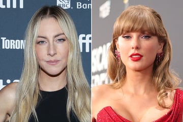 Taylor Swift stuns in glimmering golden gown for Este Haim's wedding