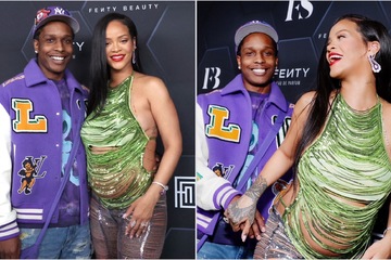 Rihanna and A$AP Rocky enjoy family-friendly date night with baby boy