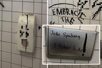Dresden: Toiletten der TU Dresden verunstaltet: Juden-Hetze auf Spülkasten geschmiert