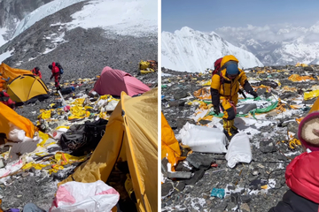 Die höchste Müllhalde der Welt: Bergsteiger teilt schockierendes Video!