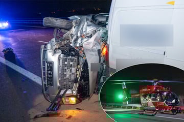 Zwei Fahrstreifen gesperrt: Schwerer Unfall auf der A9