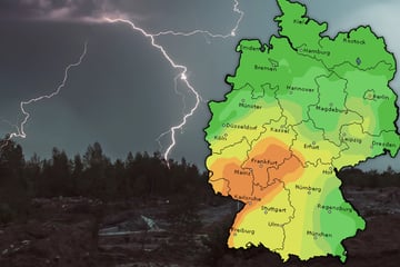 Sommer schon wieder weggewirbelt: Wetterdienst warnt vor Gewitter und Starkregen