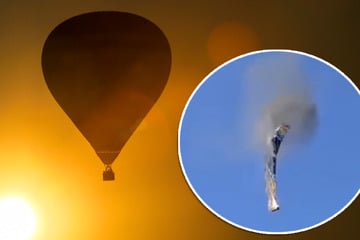 Heißluftballon geht in Flammen auf und stürzt in Tiefe - mehrere Tote