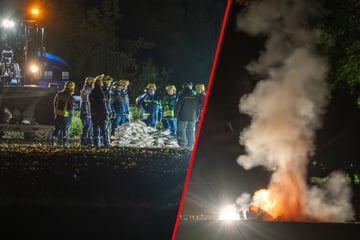 Panzergranate fliegt in die Luft: Blindgänger sorgt für nächtlichen Großeinsatz