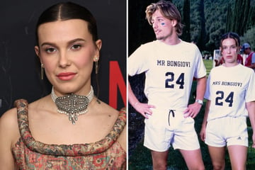 Millie Bobby Brown rocks "Mrs. Bongiovi" tee after a lavish wedding