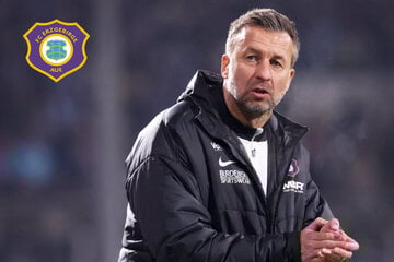 Schon Nachfolger im Gespräch: Aber Aue-Trainer Dabrowski muss in Essen den 1. Sieg liefern