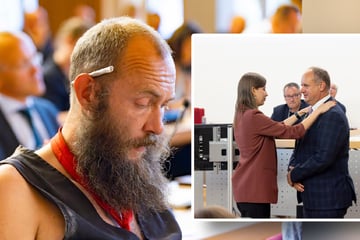 Mit Joint hinterm Ohr: Satire-Politiker sorgt für Posse bei Hilbert-Vereidigung