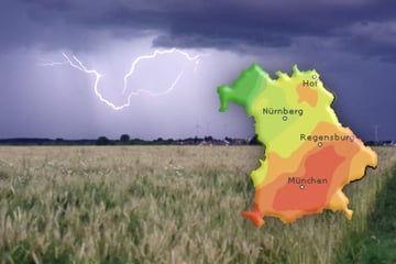 Wetter in Bayern: Gewitter bringen Abkühlung und Starkregen