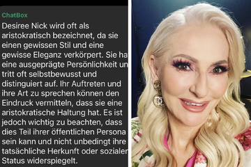 Désirée Nick lässt sich von Chat-Tool umschmeicheln: "KI hat völlig recht!"