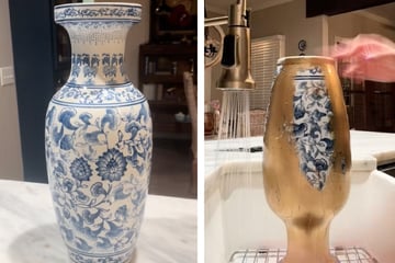 Frau kauft Secondhand-Vase: Als sie sieht, was sich darunter verbirgt, fällt sie aus allen Wolken